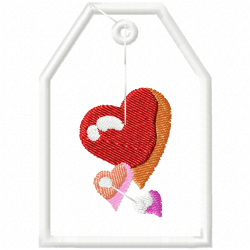 Hearts Embroidery Design 1